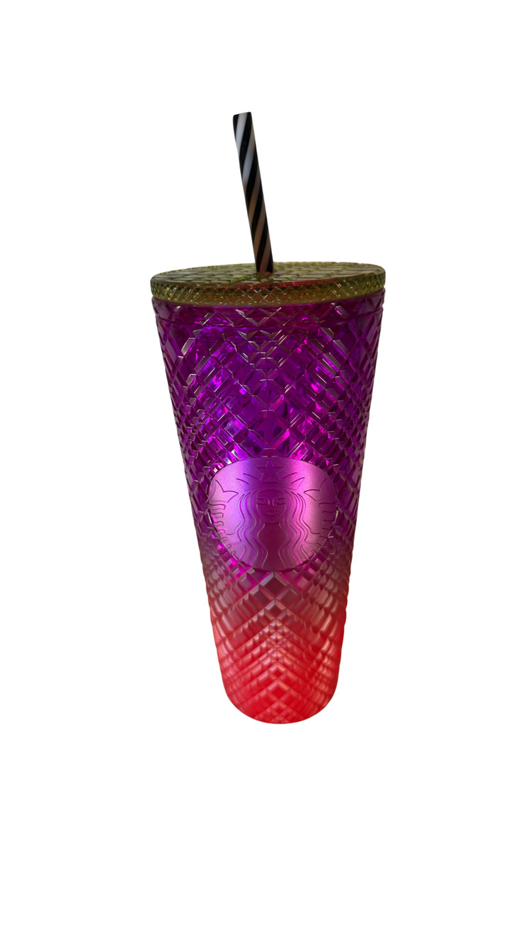 Starbucks 2024 Shae Anthony Gemstone Gradient Cold Cup Tumbler 24 OZ NEW